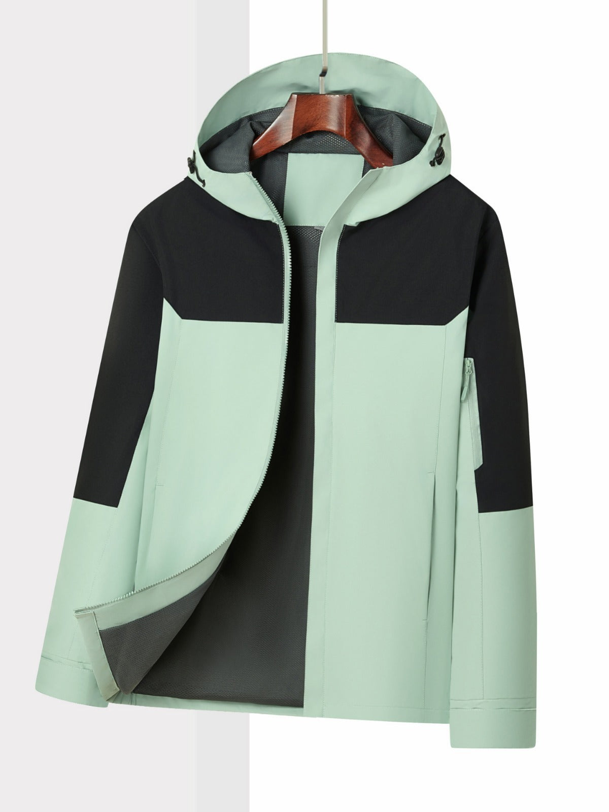 Outdoor Single-layer Mesh Jacket, Windproof, Breathable, Loose And Fashionable Hooded Jacket