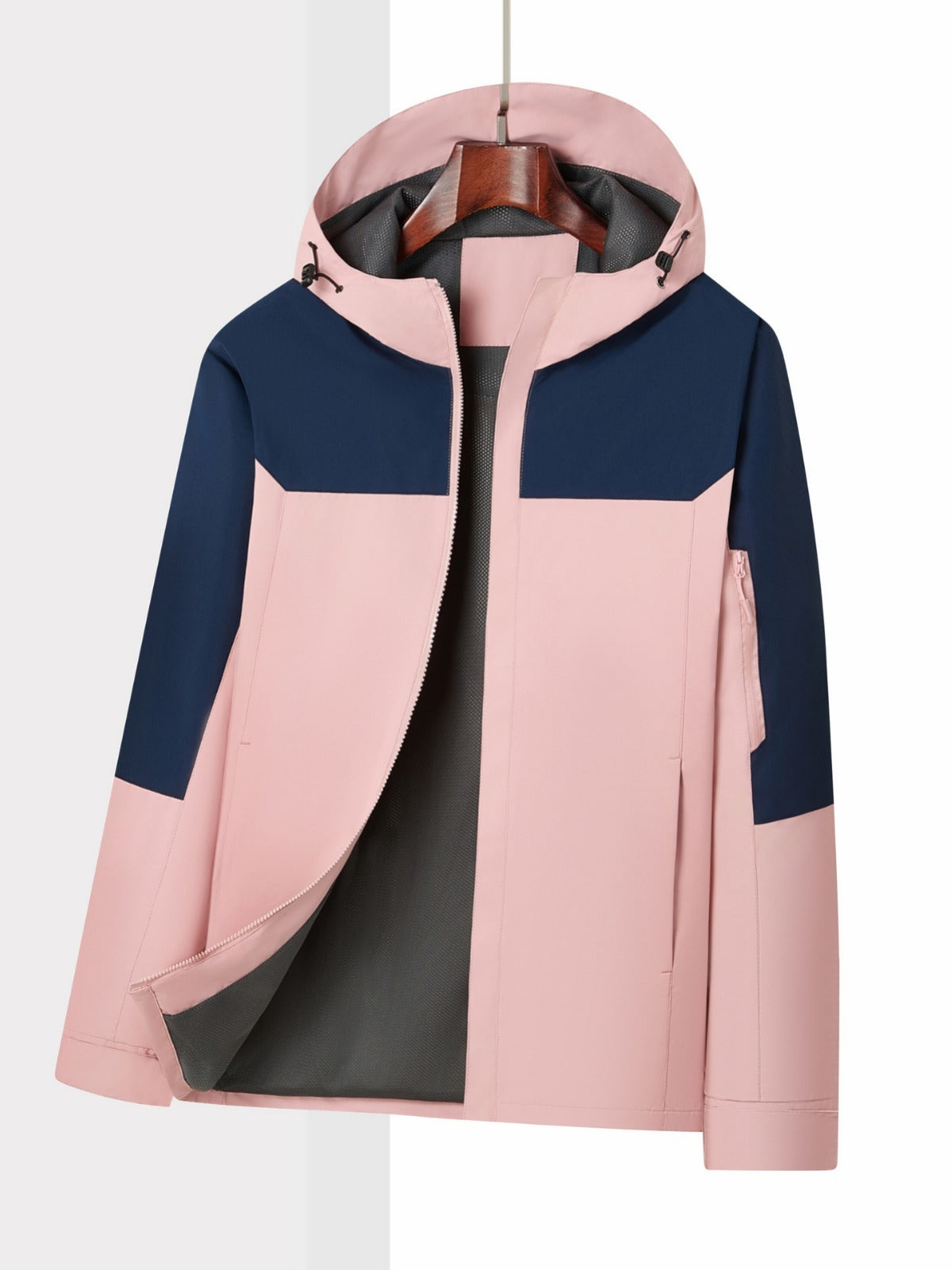 Outdoor Single-layer Mesh Jacket, Windproof, Breathable, Loose And Fashionable Hooded Jacket