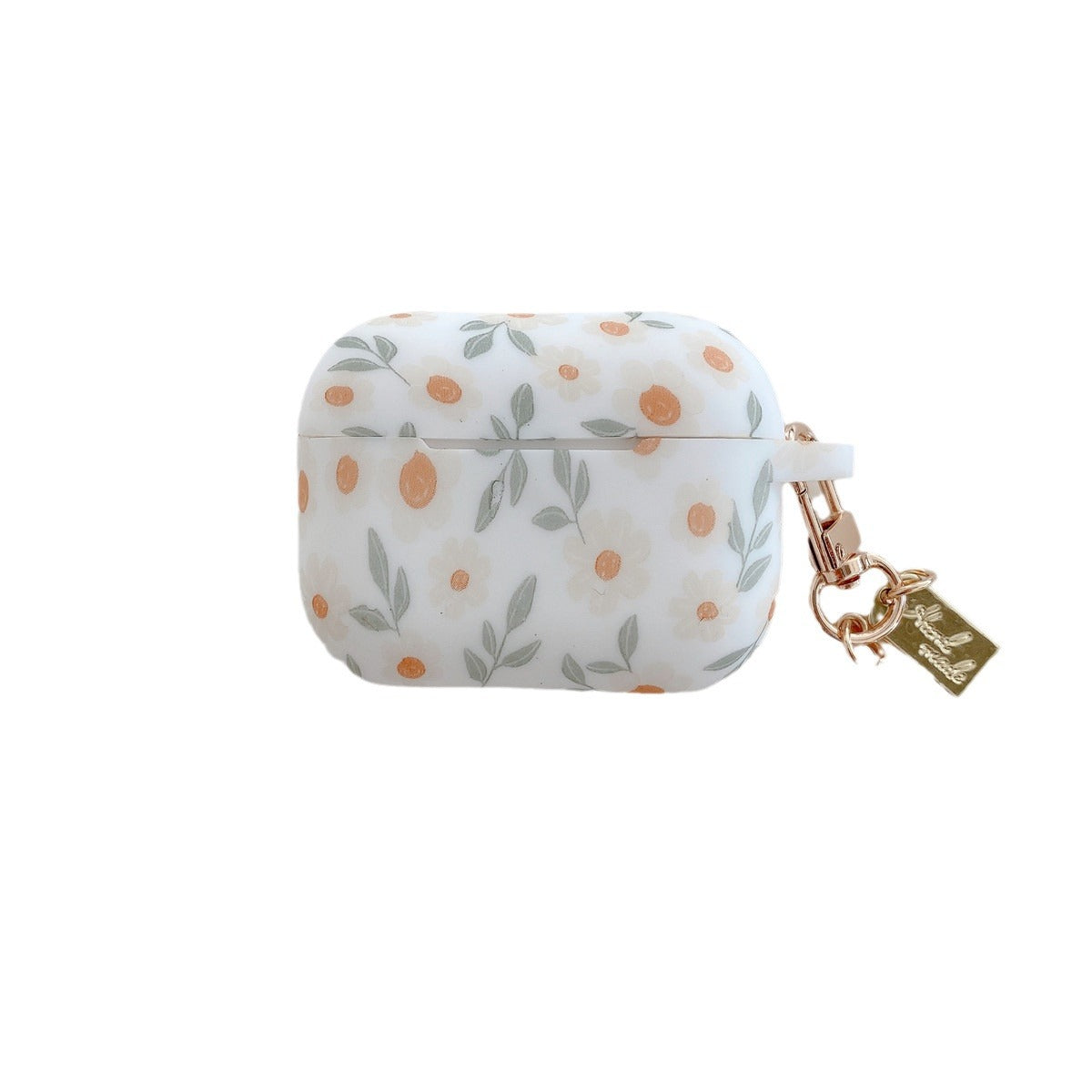 Silicon Print Flower For AirPods 4 Generation Bluetooth Headset Protective Cover
